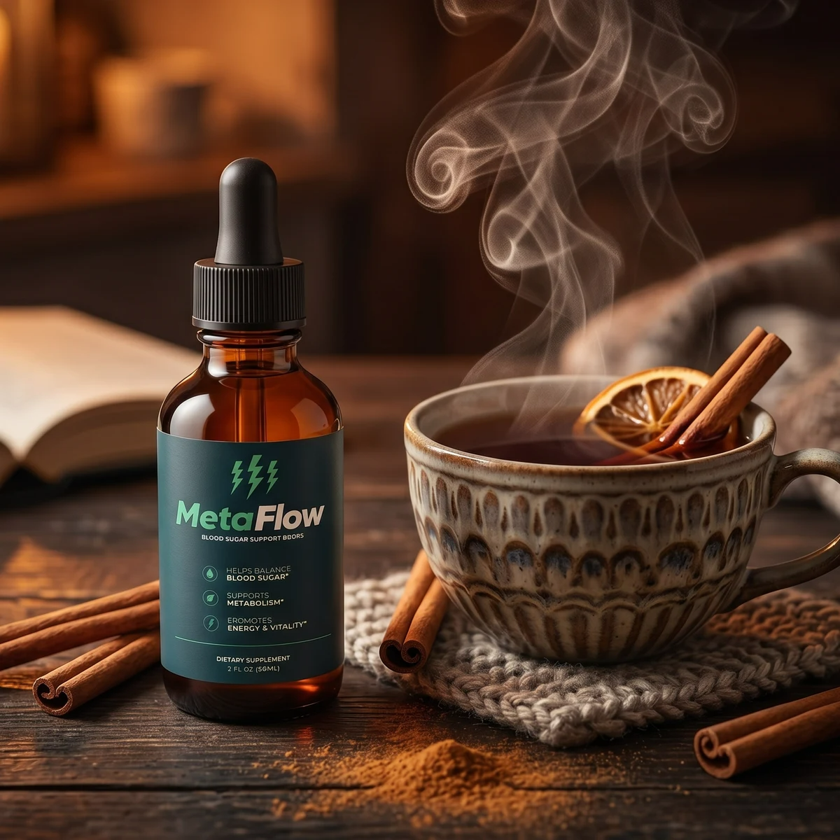 MetaFlow cinnamon ingredient label